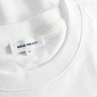 Norse Projects Johannes Organic Circle Print T-shirt White - Parasol Store