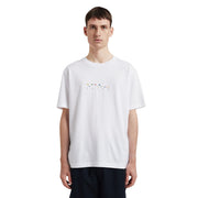 Norse Projects Johannes Organic Code Print T-shirt White - Parasol Store
