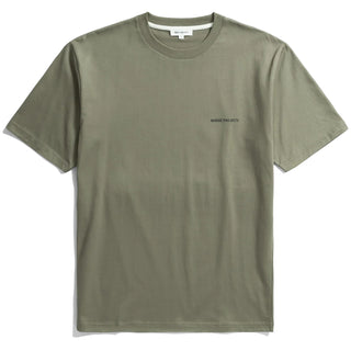 Norse Projects Johannes Organic Logo T-Shirt Sediment Green - Parasol Store