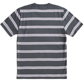 Norse Projects Johannes Organic Multicolour Stripe T-shirt Battleship Grey - Parasol Store