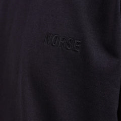 Norse Projects Johannes Organic NORSE Logo Print T-shirt Black - Parasol Store