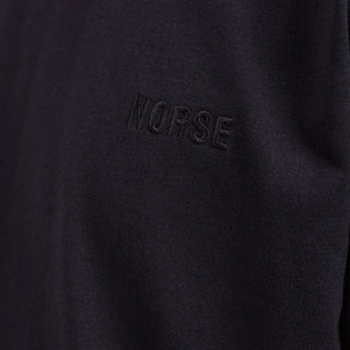 Norse Projects Johannes Organic NORSE Logo Print T-shirt Black - Parasol Store