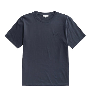 Norse Projects Johannes Organic NORSE Logo Print T-shirt Dark Navy