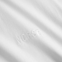 Norse Projects Johannes Organic NORSE Logo Print T-shirt White - Parasol Store