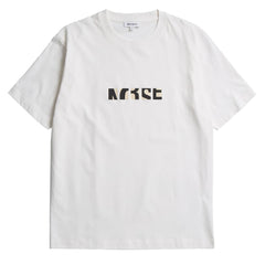 Norse Projects Johannes Organic NORSE Zoom Print T-shirt White - Parasol Store