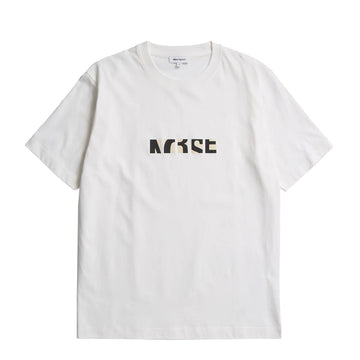 Norse Projects Johannes Organic NORSE Zoom Print T-shirt White