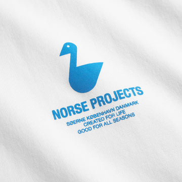 Norse Projects Johannes Organic The Lakes Print T-shirt White - Parasol Store