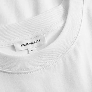 Norse Projects Johannes Organic The Lakes Print T-shirt White - Parasol Store