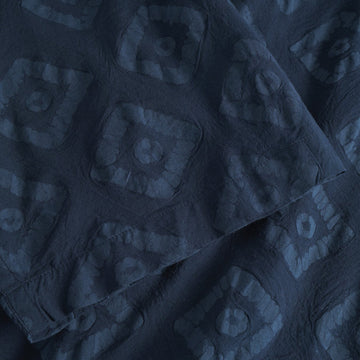 Norse Projects Mads Batik SS Shirt Dark Navy - Parasol Store