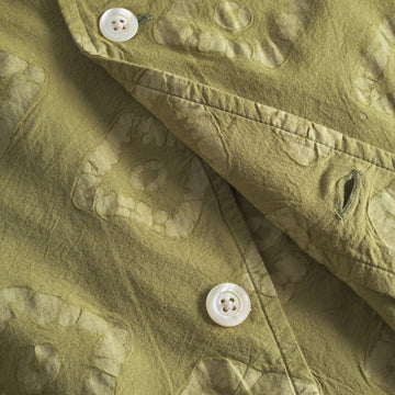 Norse Projects Mads Batik SS Shirt Moss Green - Parasol Store