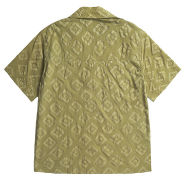 Norse Projects Mads Batik SS Shirt Moss Green - Parasol Store