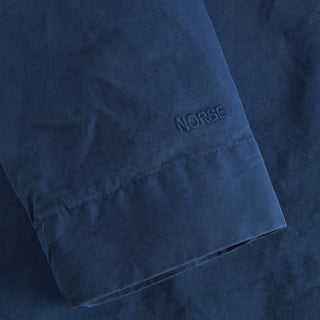 Norse Projects Marcus Canvas Overshirt Workwear Blue - Parasol Store