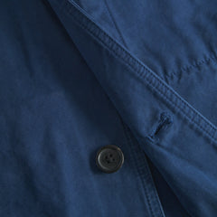 Norse Projects Marcus Canvas Overshirt Workwear Blue - Parasol Store