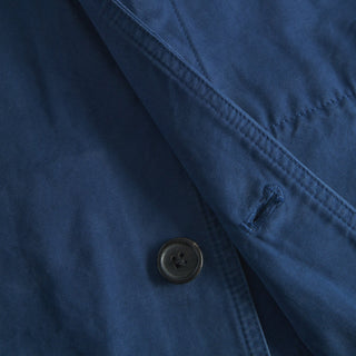 Norse Projects Marcus Canvas Overshirt Workwear Blue - Parasol Store