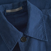 Norse Projects Marcus Canvas Overshirt Workwear Blue - Parasol Store