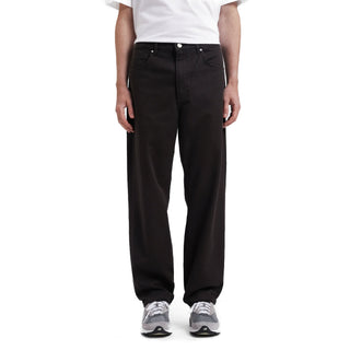 Norse Projects Mogens Relaxed 5 Pocket Heavy Twill Black - Parasol Store