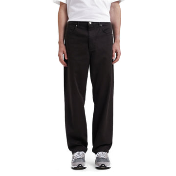 Norse Projects Mogens Relaxed 5 Pocket Heavy Twill Black - Parasol Store