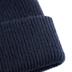 Norse Projects Norse Standard Merino Lambswool Beanie Dark Navy - Parasol Store