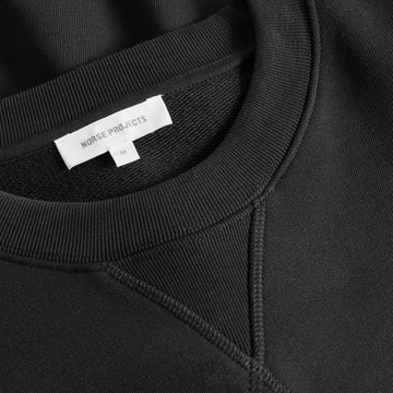 Norse Projects Norse Standard Sweatshirt Black - Parasol Store