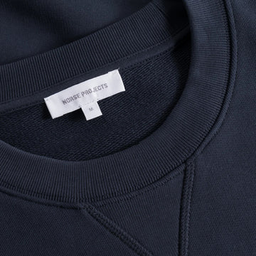 Norse Projects Norse Standard Sweatshirt Dark Navy - Parasol Store