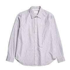 Norse Projects Ole Oversize Poplin Check Shirt Oatmeal - Parasol Store