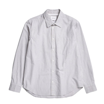 Norse Projects Ole Oversize Poplin Check Shirt Oatmeal