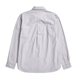 Norse Projects Ole Oversize Poplin Check Shirt Oatmeal - Parasol Store