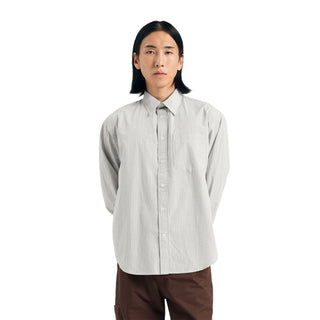 Norse Projects Ole Oversize Poplin Check Shirt Oatmeal - Parasol Store