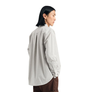 Norse Projects Ole Oversize Poplin Check Shirt Oatmeal - Parasol Store