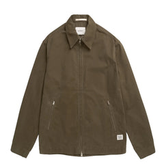 Norse Projects Raabjerg Canvas Jacket Olive Night