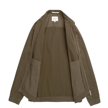 Norse Projects Raabjerg Canvas Jacket Olive Night