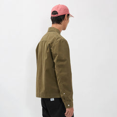Norse Projects Raabjerg Canvas Jacket Olive Night