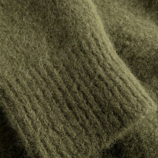 Norse Projects Rasmus Relaxed Brushed Polo Ivy Green - Parasol Store