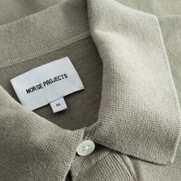 Norse Projects Rollo Cotton Linen SS Shirt Clay - Parasol Store