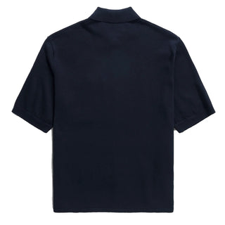 Norse Projects Rollo Cotton Linen SS Shirt Dark Navy - Parasol Store