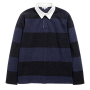Norse Projects Ruben Brushed Jersey Rugby LS Polo Navy Norse Projects