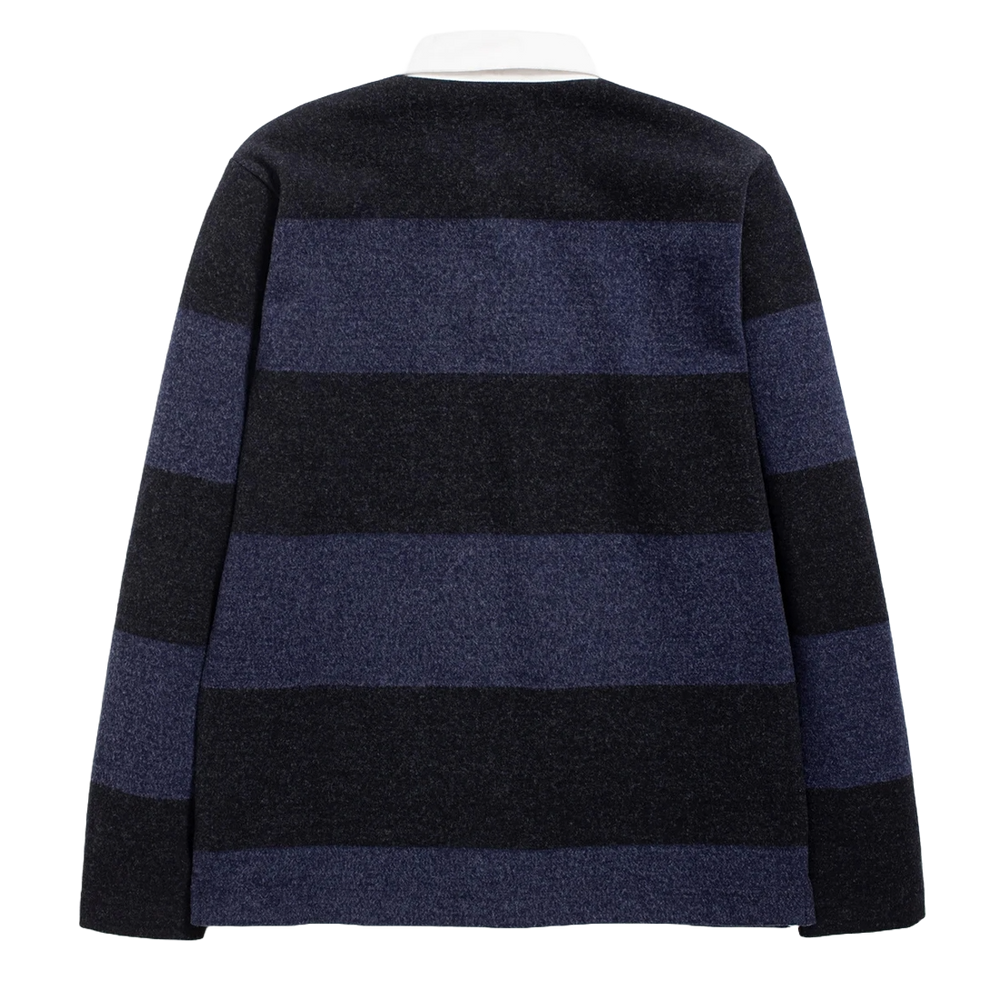 Norse Projects Ruben Brushed Jersey Rugby LS Polo Navy Norse Projects