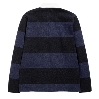 Norse Projects Ruben Brushed Jersey Rugby LS Polo Navy Norse Projects