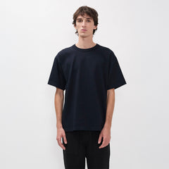 Norse Projects Snekkersten Organic Arch Print T-Shirt Dark Navy