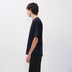 Norse Projects Snekkersten Organic Arch Print T-Shirt Dark Navy