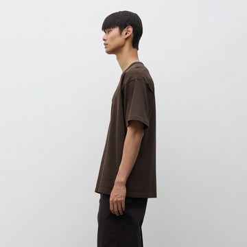 Norse Projects Snekkersten Organic Arch Print T-Shirt Delicioso Brown