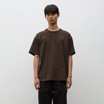 Norse Projects Snekkersten Organic Arch Print T-Shirt Delicioso Brown