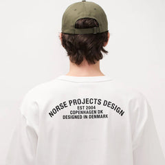 Norse Projects Snekkersten Organic Arch Print T-Shirt White