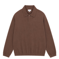 Norse Projects Sylane Relaxed Light Pile Jersey Polo Peppercorn