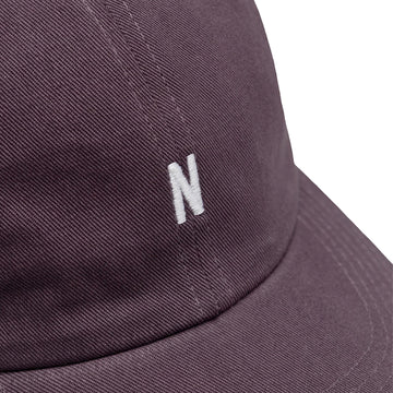 Norse Projects Twill Sports Cap Vintage Violet
