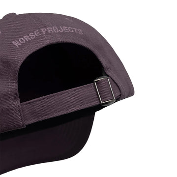Norse Projects Twill Sports Cap Vintage Violet