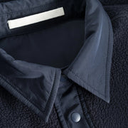 Norse Projects Ulrik Reversible Fleece Overshirt Dark Navy - Parasol Store