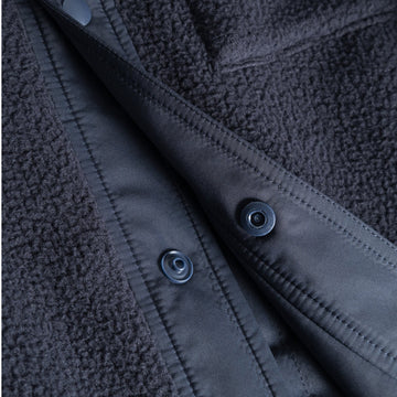 Norse Projects Ulrik Reversible Fleece Overshirt Dark Navy - Parasol Store