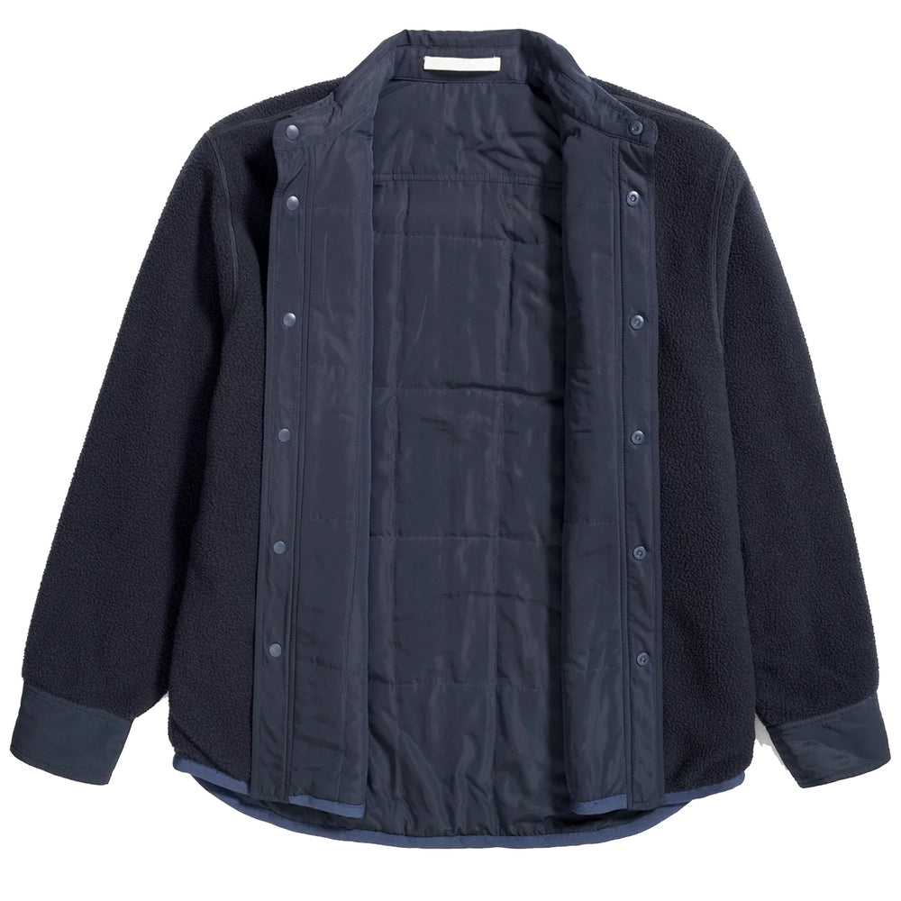 Norse Projects Ulrik Reversible Fleece Overshirt Dark Navy - Parasol Store