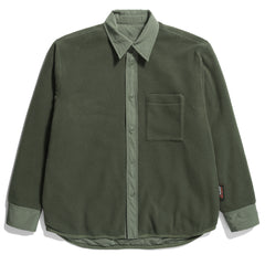 Norse Projects Ulrik Reversible Fleece Overshirt Ivy Green - Parasol Store